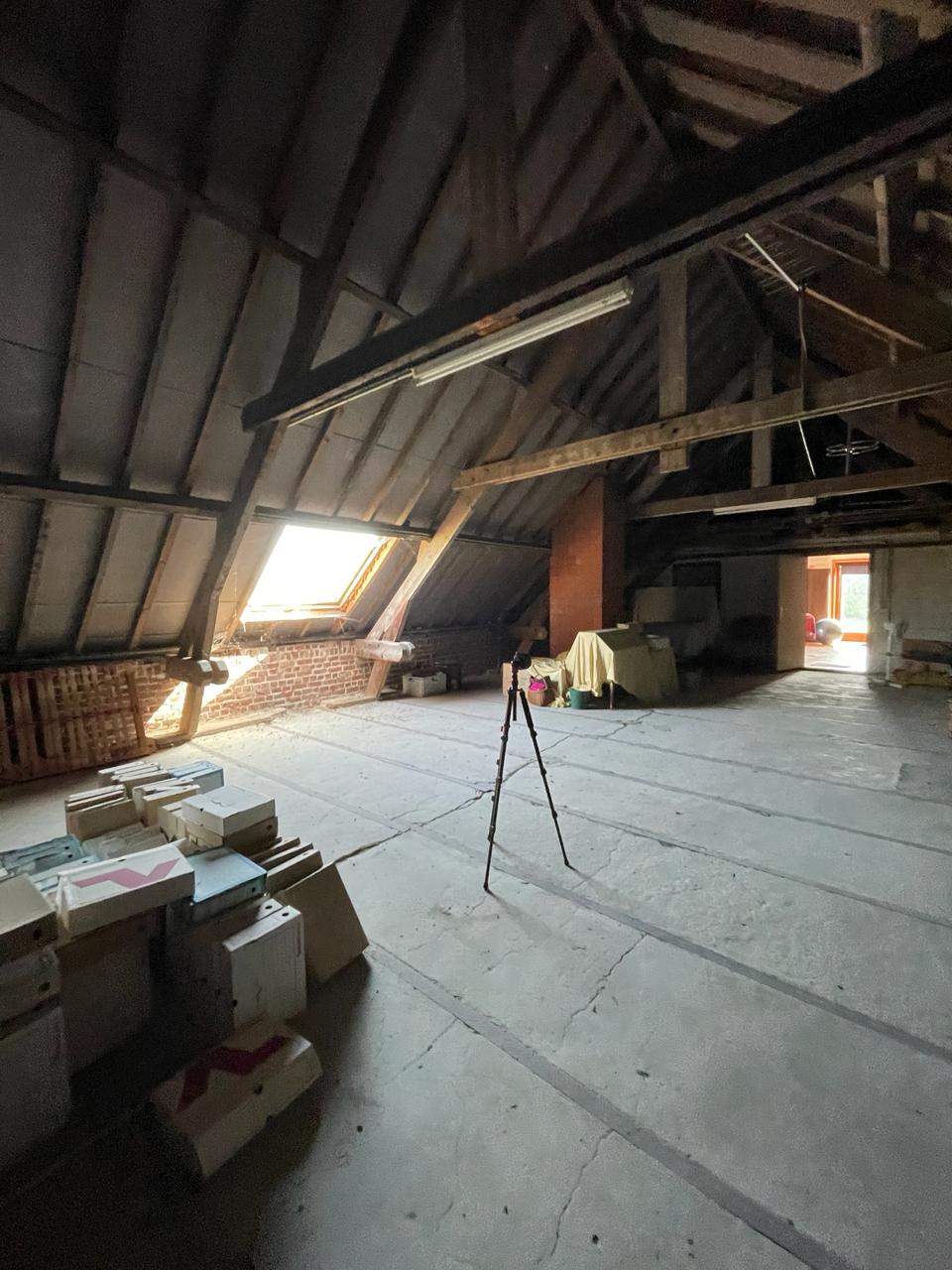 Le grenier — avant rénovation